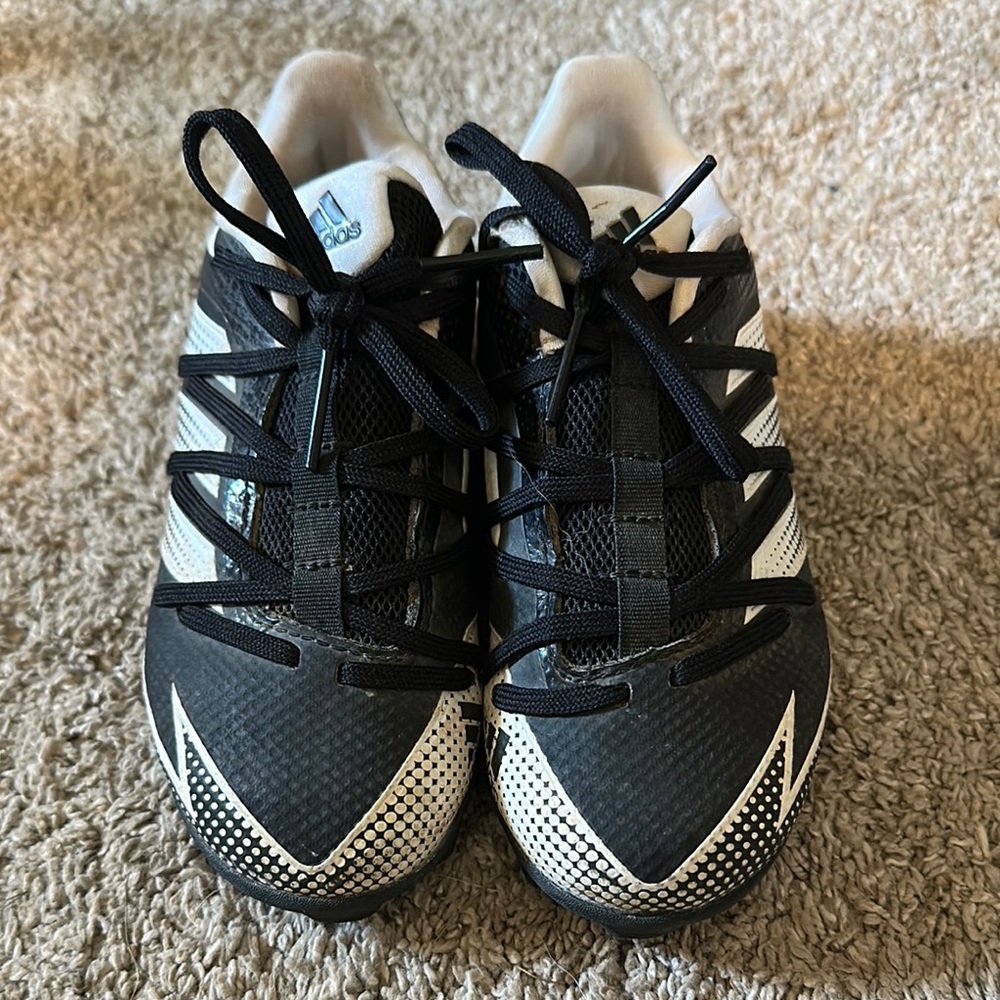 Adidas Kids Black and White Sneakers